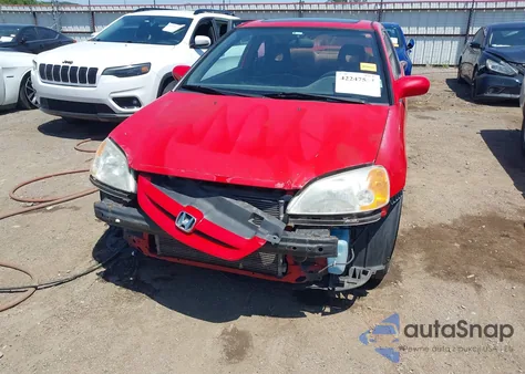 2001 Honda Civic Ex from USA, damaged, VIN 1HGEM21981L094052